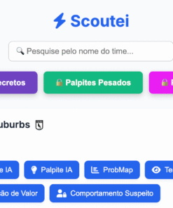 Instagram SaaS de Estatísticas de Futebol 99,3 mil seguidores